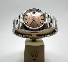 Load image into Gallery viewer, Rolex Oysterdate Precision 6694 with very rare Salmon Sunburst Dial *Unpolished*