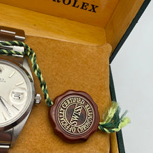 Load image into Gallery viewer, Rolex Oysterdate Precision 6694 with Silver Sunburst Dial and Rolex box