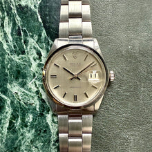 Load image into Gallery viewer, Rolex Oysterdate Precision 6694 with Silver Linen Dial, Folded Links Oyster Strap and Rolex Box