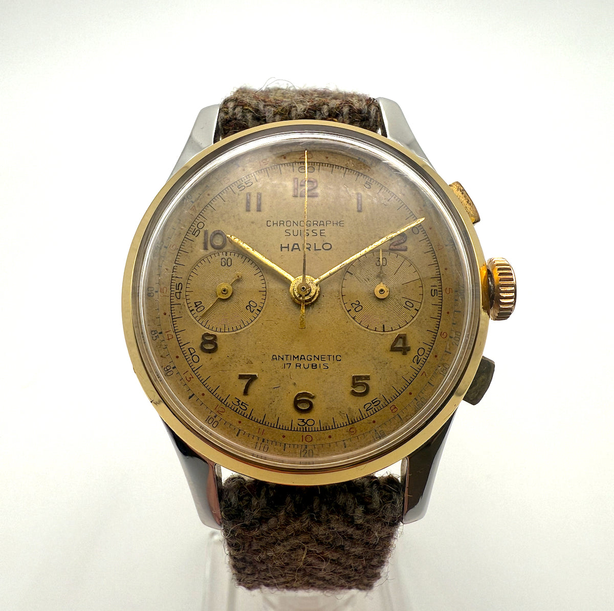 Montre Chronographe Suisse Weil & Harburg - Acier Inoxydable, Mouvement Rhonda - 51mm
