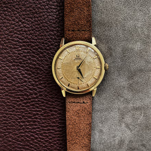 Load image into Gallery viewer, Omega Sub Seconds Bumper 14KT Yellow Gold