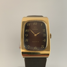 Load image into Gallery viewer, Omega Genève Tank Tiger Eye Dial NOS (new old stock)