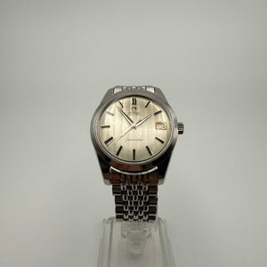 Omega Seamaster 166.010 with rare 'Ribbon' dial