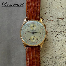Load image into Gallery viewer, *Reserved* Chronographe Suisse Solid 18KT Rose Gold Case
