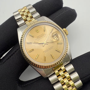 Rolex Datejust 16013 'Rare Ghost Dial' with Full service and Rolex box