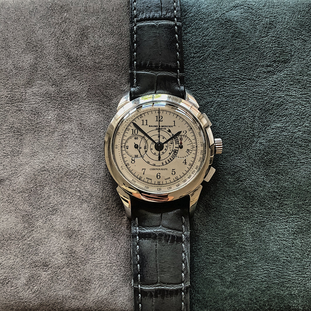 Baume & Mercier Chronograph Batwing Lugs *Very Rare*