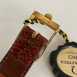 Omega De Ville 9ct. Gold Tapestry Bezel Complete set (NOS) *Very Rare*