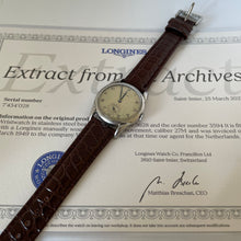 Load image into Gallery viewer, Longines Ref. 5628 Sub-Second with Extract of the Archives by Longines
