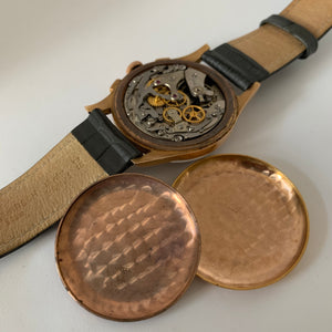Chronographe Suisse Solid 18KT Rose Gold